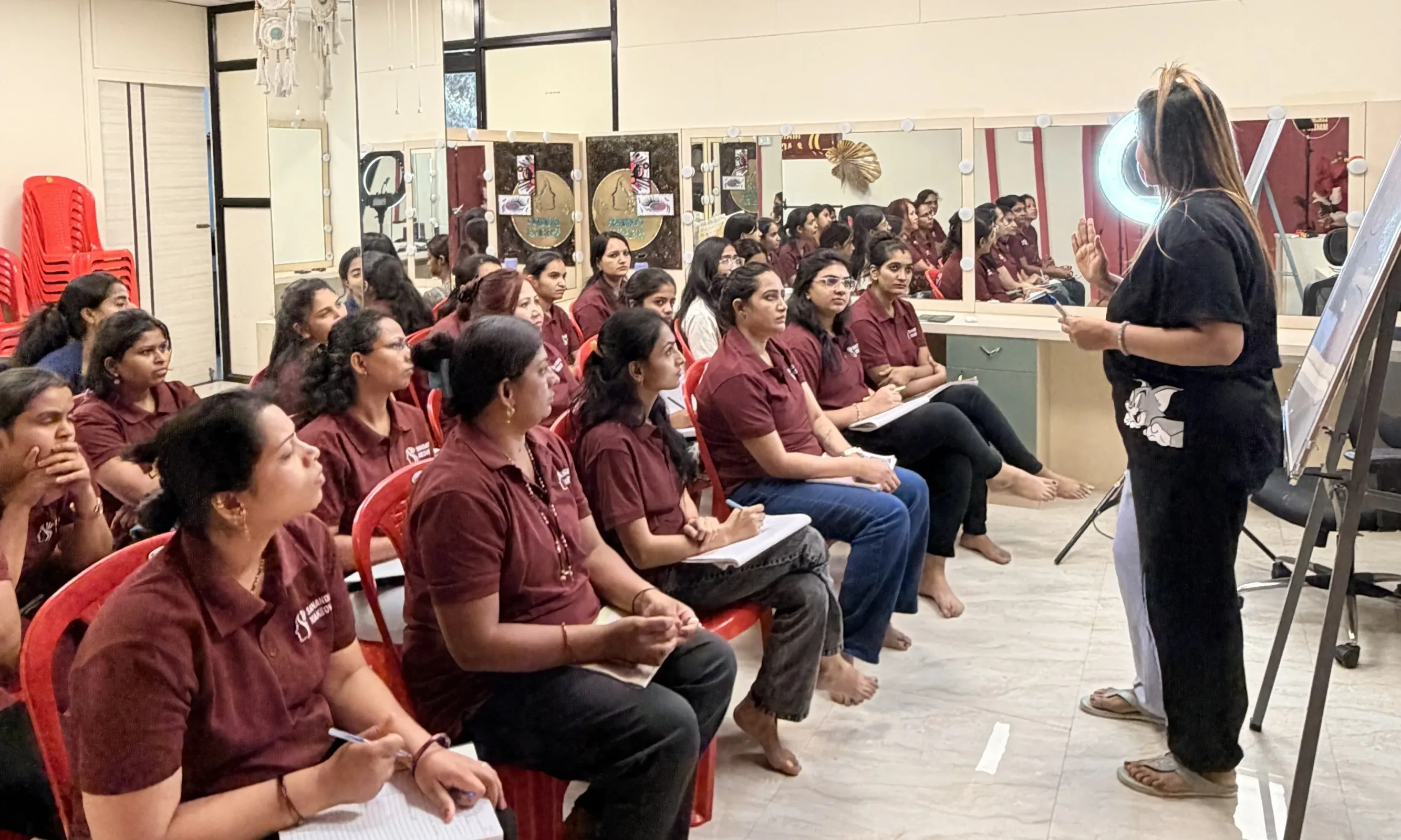 Makeup education and professional training programs
